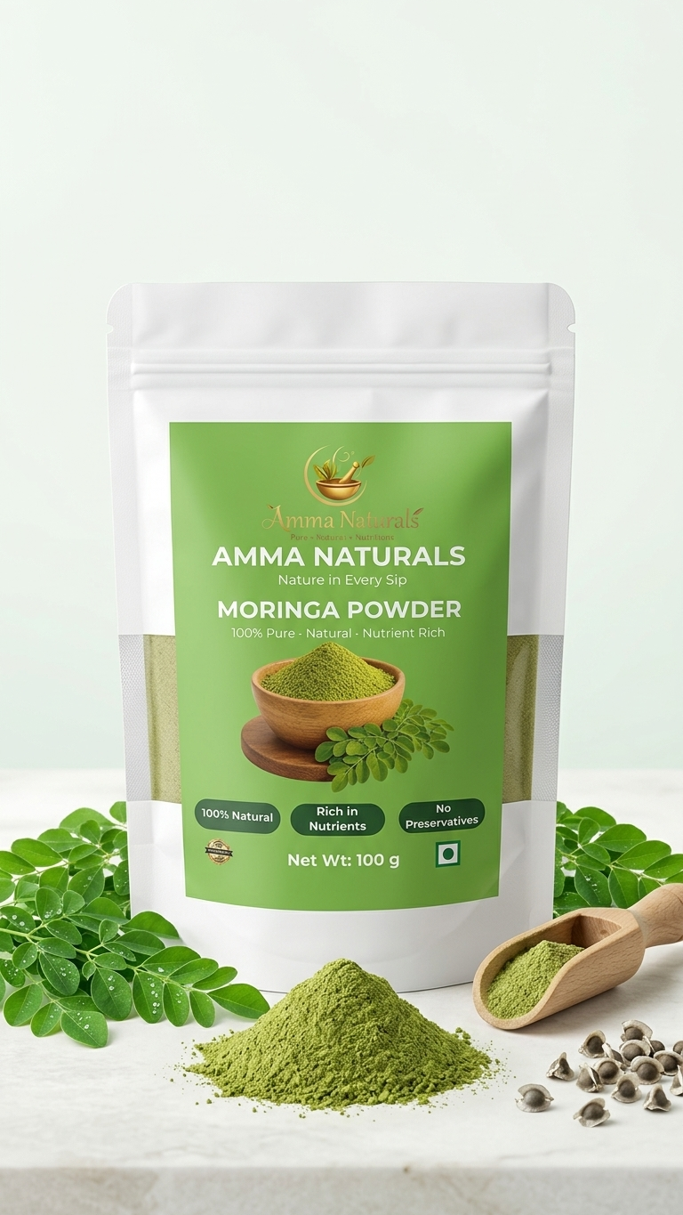 Amma Naturals Moringa Powder - 100g