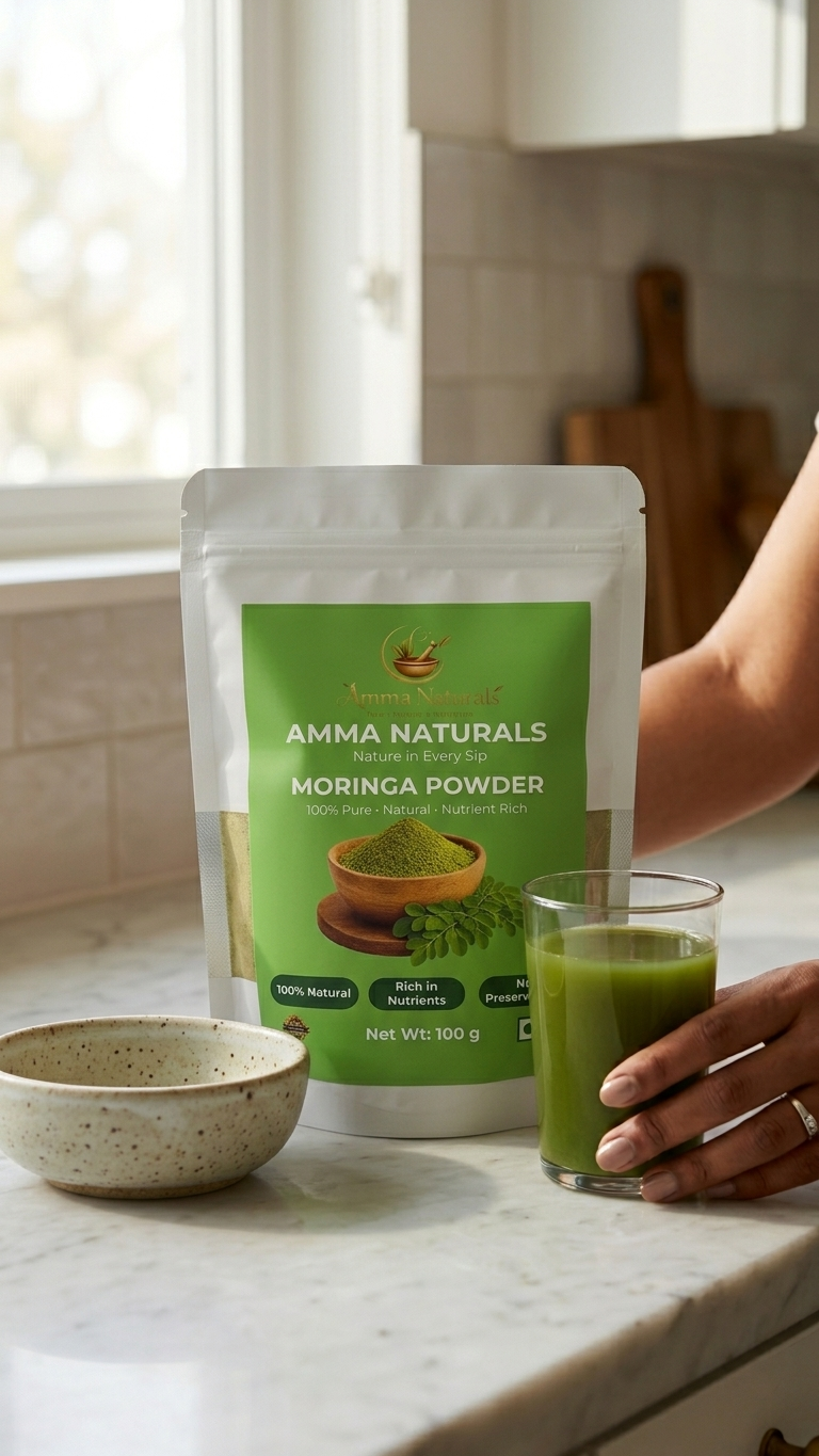 Amma Naturals Moringa Powder - 100g